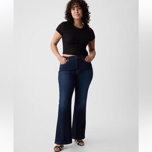 Gap 1969 Womens Curvy Flared Jeans